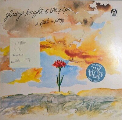 Gladys Knight And The Pips I Feel A Song Vinyl Record VG/VG BDLP 4030 1974