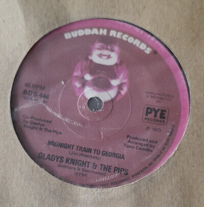 Gladys Knight & The Pips ‘Midnight Train to Georgia’ 7in 45RPM Buddah BDS 444
