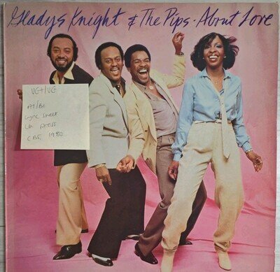 Gladys Knight & The Pips About Love Vinyl Record VG+/VG CBS 84178 1970