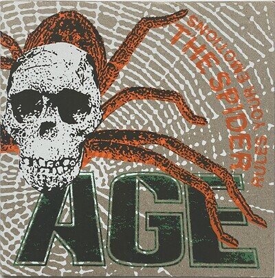 AGE - SPIDER 7” SPLATTER VINYL JAPAN CRUST PUNK DEATH SIDE AXEWIELD GISM LTD 200