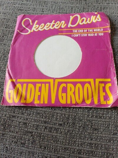 Skeeter Davis - The End Of The World 7" Vinyl Single RCA Golden Grooves GOLD 507
