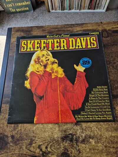 Skeeter Davis - You've Got A Friend - Camden - 1st Press - UK - 1970's - EX VG+