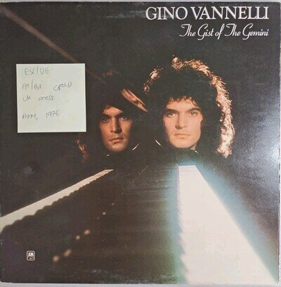 Gino Vannelli The Gist Of The Gemini Vinyl Record EX/VG AMLH64596 1976