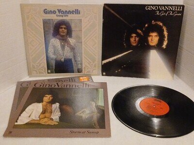 Lot Of 5 Gino Vannelli Vinyl Record LP Albums Storm At Sunup Black Cars Gemini