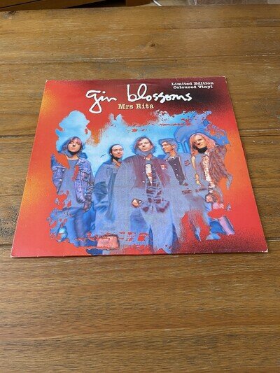 Gin Blossoms - Mrs Rita - Limited Coloured Vinyl Red 12”Single - GINX 2 UK