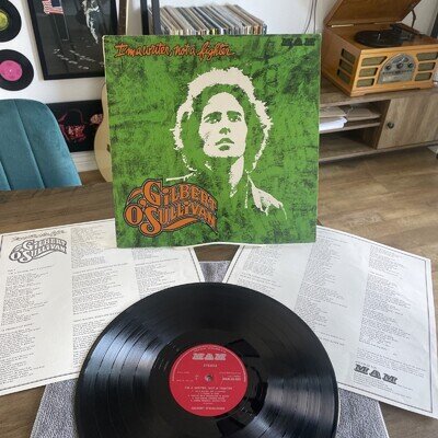 Gilbert O'Sullivan 'I'm a Writer, Not a Fighter' Vinyl LP Record