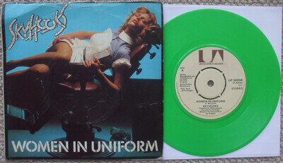Skyhooks - Women In Uniform / B.B.B Boogie - EX- Green 45 + PS