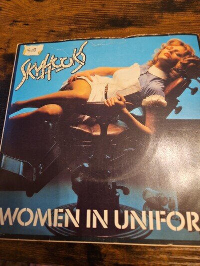 Skyhooks Women In Uniform United Artists Records UP 36508 4 prong Green Vinyl 7"