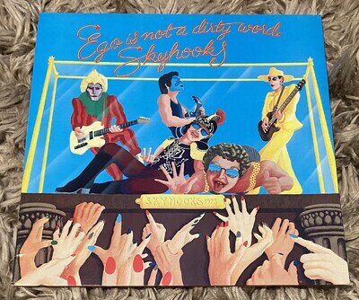 SKYHOOKS, EGO IS NOT A DIRTY WORD 1975, VINYL LP, L35575 AUSTRALIA VG/VG+