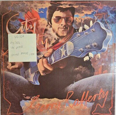 Gerry Rafferty City To City Vinyl Record VG/G+ UAS 30104 1978