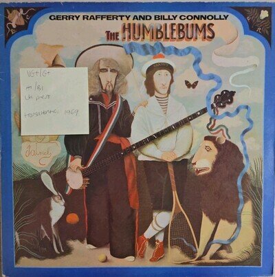 Gerry Rafferty, Billy Connolly & The Humblebums Vinyl Record VG+/G+ TRS107 1969