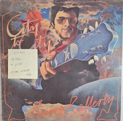 Gerry Rafferty City To City Vinyl Record VG+/G+ UAS 30104 1978