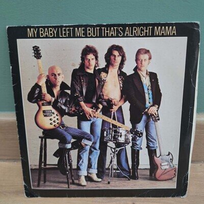 Slade - My Baby Left Me That's All Right Mama 7" single UK 1977 2014114 VGC