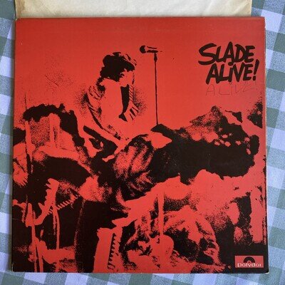 SLADE ALIVE - 1st PRESS VINYL LP - A2 / B2 - EX VINYL
