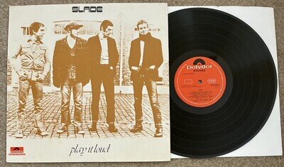 SLADE Play It Loud LP Vinyl 1970 Original 1970 Pressing Glam Rock TESTED EX