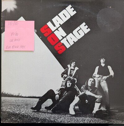Slade On Stage Vinyl Record VG/VG RCALP 3107 1982