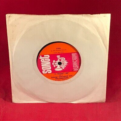 GEORGE THOROGOOD & THE DESTROYERS It Wasn't Me 1978 UK 7" vinyl single 45 record