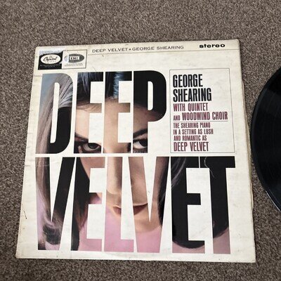 George Shearing- Deep Velvet- Stereo LP Jazz ST 2143