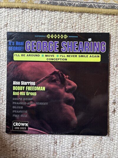 George Shearing Its the real George Vinyl LP Jazz