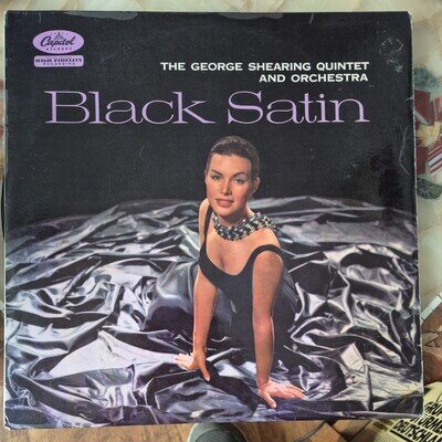 The George Shearing Quintet & Orchestra Black Satin Vinyl LP (T858) VG+/VG+(8323