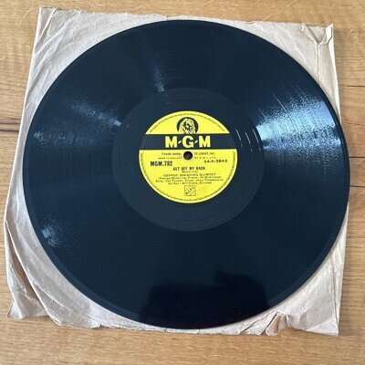 George Shearing Quintet Get Off My Bach / Lullaby Of Birdland 10” Record MGM 782