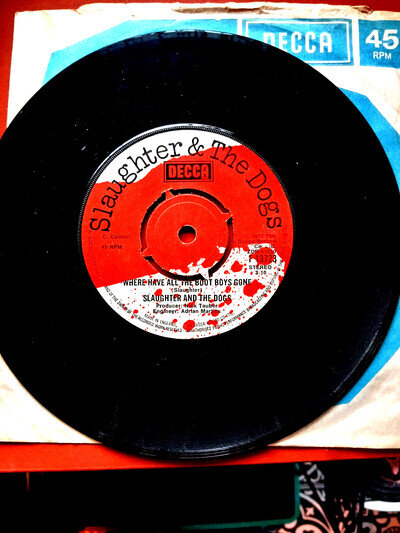 Slaughter And The Dogs - Where Have All The Boot Boys Gone, Vinyl 7" 1977 PUNK
