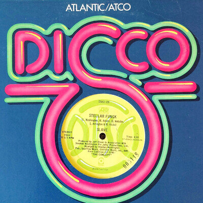 SLAVE : Stellar Fungk - Atlantic 1979 US 8:50 33 ⅓ RPM Promo 12", Funk / Soul