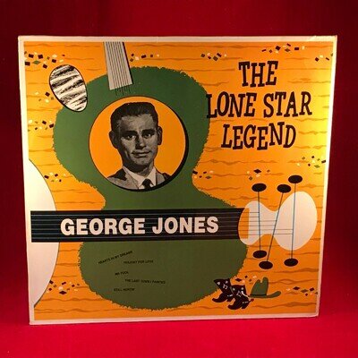 GEORGE JONES The Lone Star Legend - 1985 UK Vinyl LP Flame In My Heart record