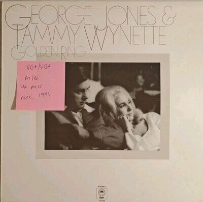 George Jones & Tammy Wynette Golden Ring Vinyl Record VG+/VG+ EPC81568 1976