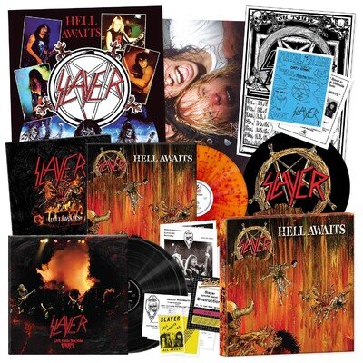 Slayer 'Hell Awaits' 3x12" Splatter Vinyl Box - NEW