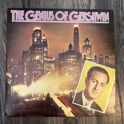 George Gershwin ' The Genius Of Gershwin' Orchestral Classical Jazz 1978 Vinyl