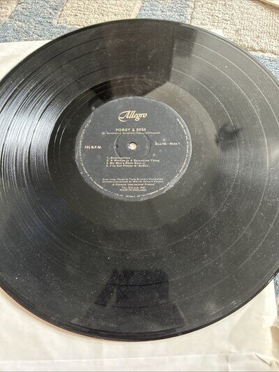 George Gershwin’s ‘Porgy and Bess’ LP [1965: Allegro Records ALL-764]