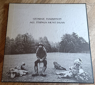 George Harrison 3x LP Box All Things Must Pass UK Apple 1st Press UK POSTER