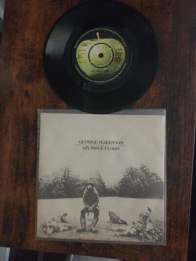 GEORGE HARRISON☆MY SWEET LORD/WHAT IS LIFE☆"7" VINYL IN RARE PICTURE SLEEVE☆