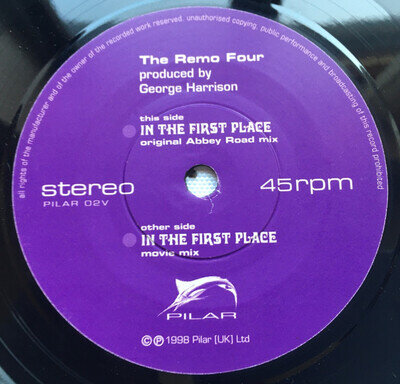 GEORGE HARRISON THE REMO FOUR "IN THE FIRST PLACE"ABBEY ROAD MIX FOR WONDERWALL