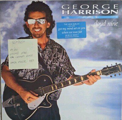 George Harrison Cloud Nine Vinyl Record VG+/VG+ WX 123 1987