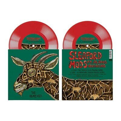 SLEAFORD MODS x THE PRODIGY Elitest G.O.A.T. RED VINYL 500 Only Mint/New