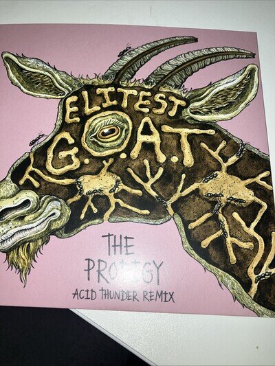 SLEAFORD MODS 'ELITEST GOAT' (The Prodigy Acid Thunder Remix) Gold 7" VINYL