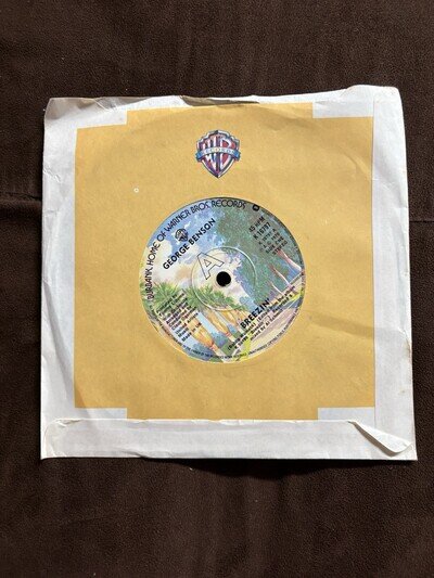 MINT George Benson - Breezin' - 1976 7" Vinyl Record RARE Warner Bros. K 16797