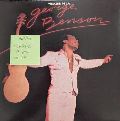 George Benson Weekend In L.A. Vinyl Record VG+/VG K66074 1978