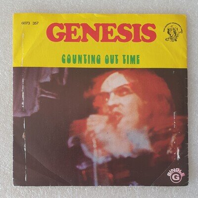 GENESIS: Counting Out Time / Riding The Scree - Portugal, 7" (45) Single; 5th