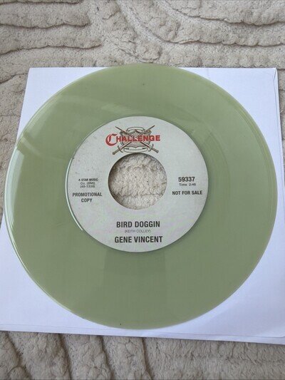 Gene Vincent – Bird-Doggin' Promo Marbled Vinyl Rare