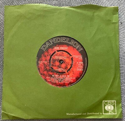 GENE VINCENT - BE-BOP-A-LULA ’69 rare UK 1969 DEMO PROMO / ROCKABILLY / MINT- !