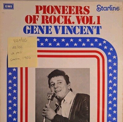 Gene Vincent Pioneers Of Rock. Vol 1 Vinyl Record VG+/VG SRS 5117 1964