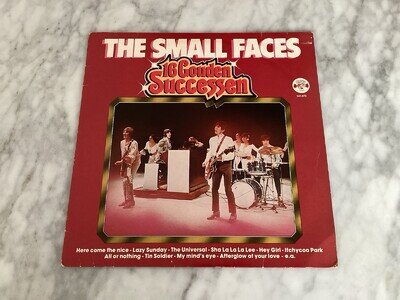 The Small Faces: 16 Golden Successes Stereo Vinyl LP Dutch Charley Records VG/VG