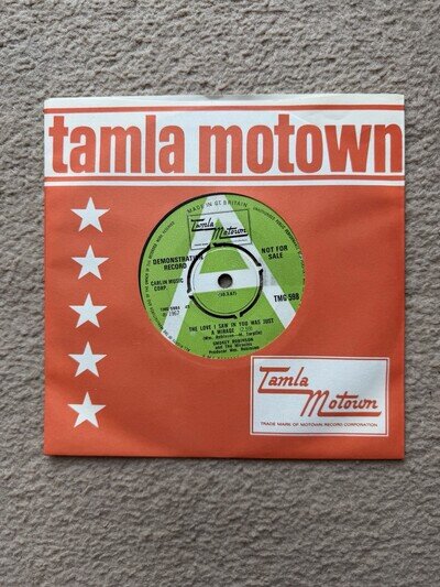 TMG 598 Smokey Robinson - The Love I Saw In You Was Just A Mirage 7” Promo