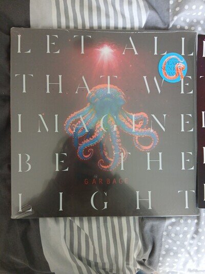 GARBAGE LET ALL THAT WE IMAGINE BE THE LIGHT Vinyl LP & Hand signed print Sealed