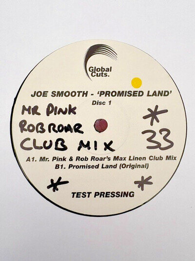 Joe Smooth – Promised Land 12" House Vinyl Original + Remix Mr Pink & Rob Roar