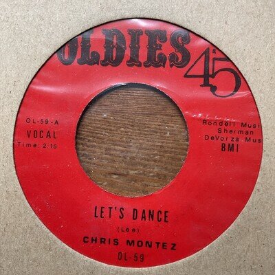 CHRIS MONTEZ - LET’S DANCE / SOME KINDA FUN - U.S. REISSUE