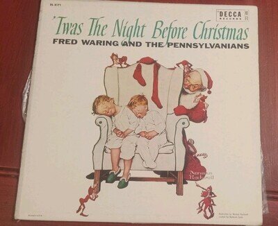Fred Waring Twas The Night Before Christmas LP Decca DL-8171 1st Press/edition